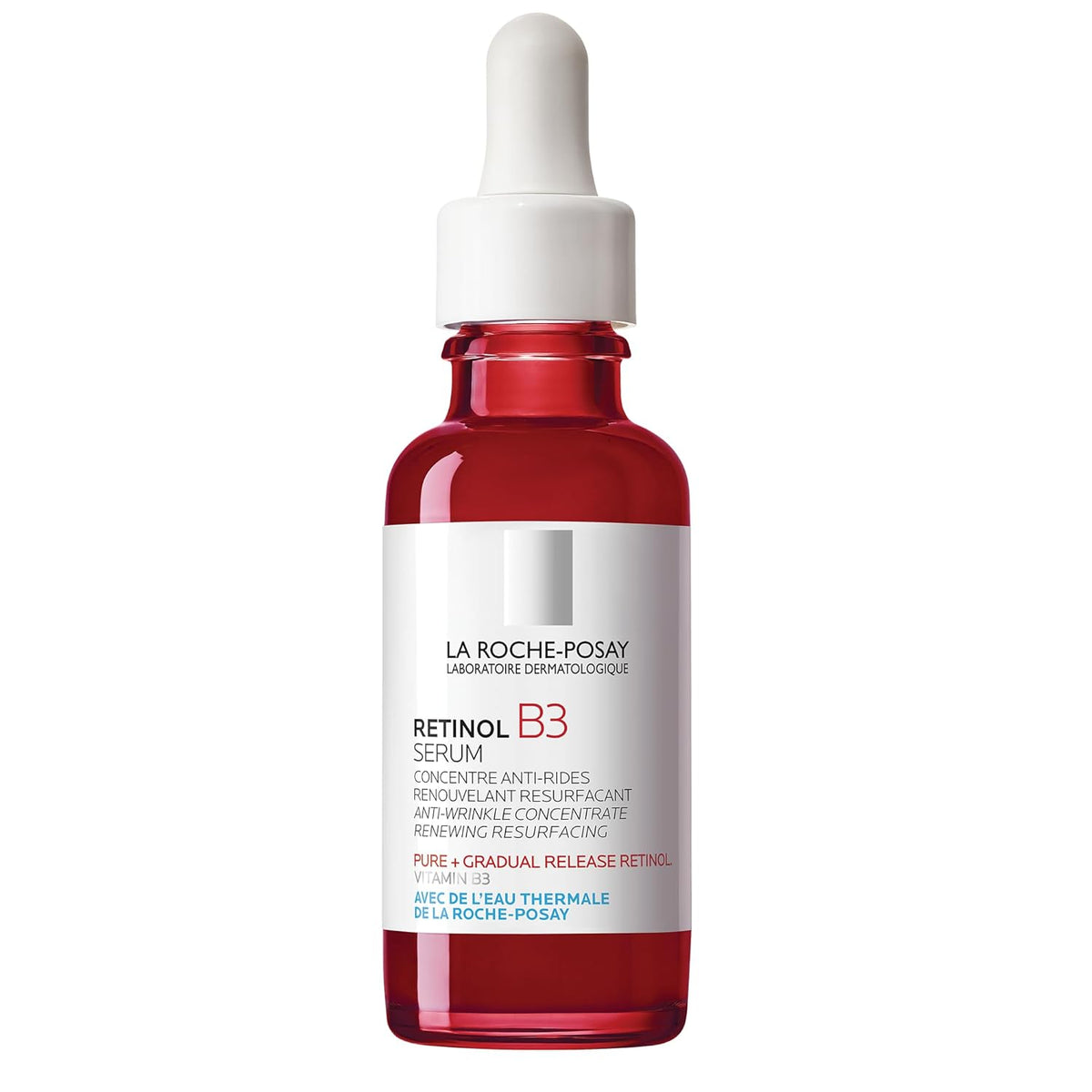 La Roche-Posay Pure Retinol Face Serum with Vitamin B3, 1.0 Fl. Oz