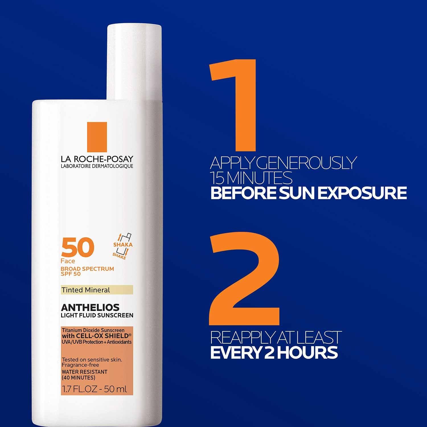 La Roche-Posay Anthelios Sunscreen SPF 50, 2 oz.