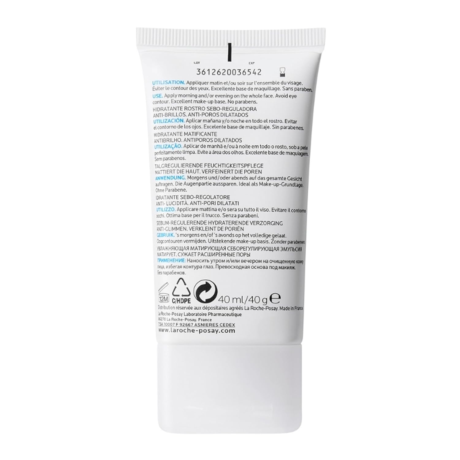 La Roche-Posay Effaclar Mat, Daily Moisturizer For Oily Skin