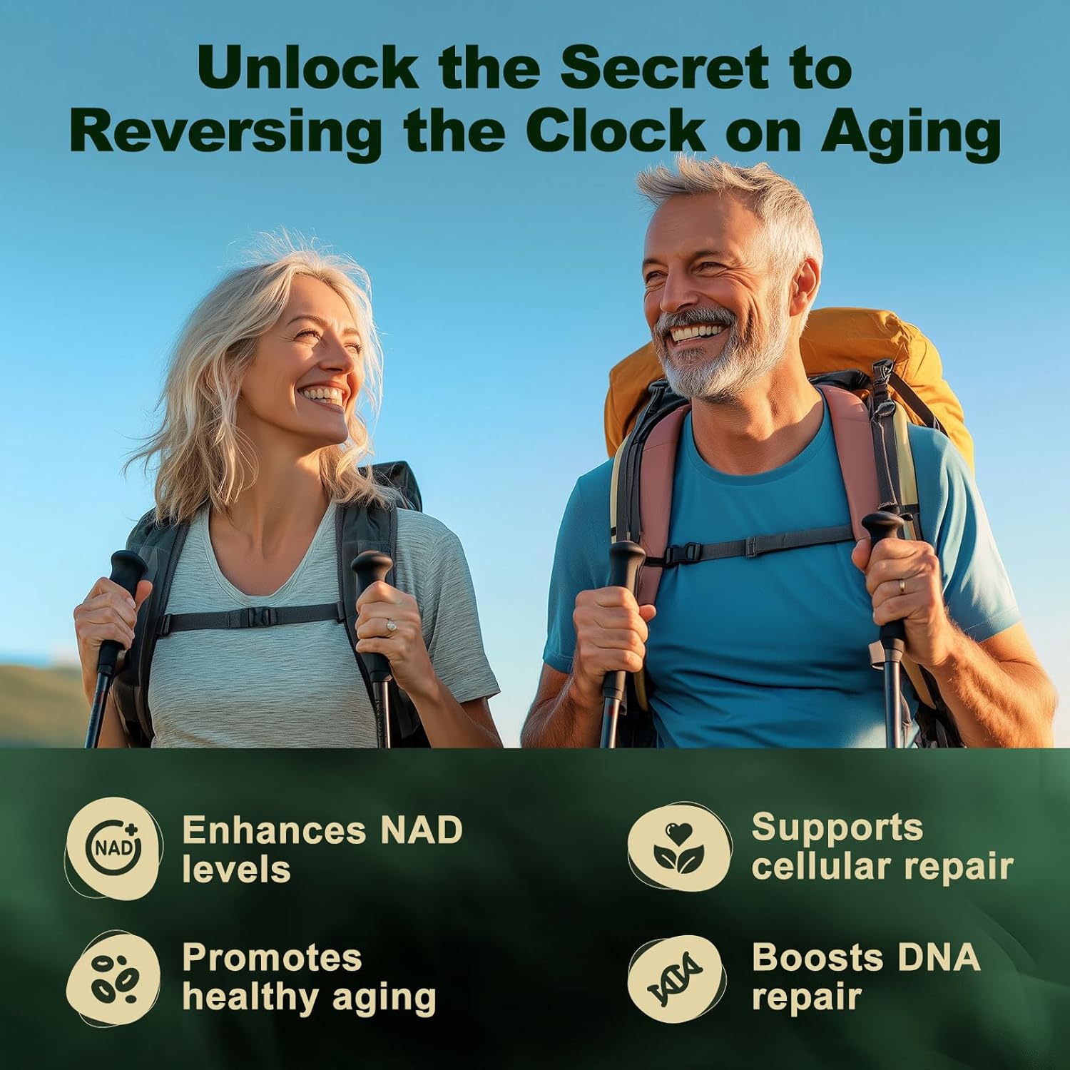 Liposomal NAD+ Supplement, Nicotinamide Riboside with Resveratrol 900mg  90 Capsules