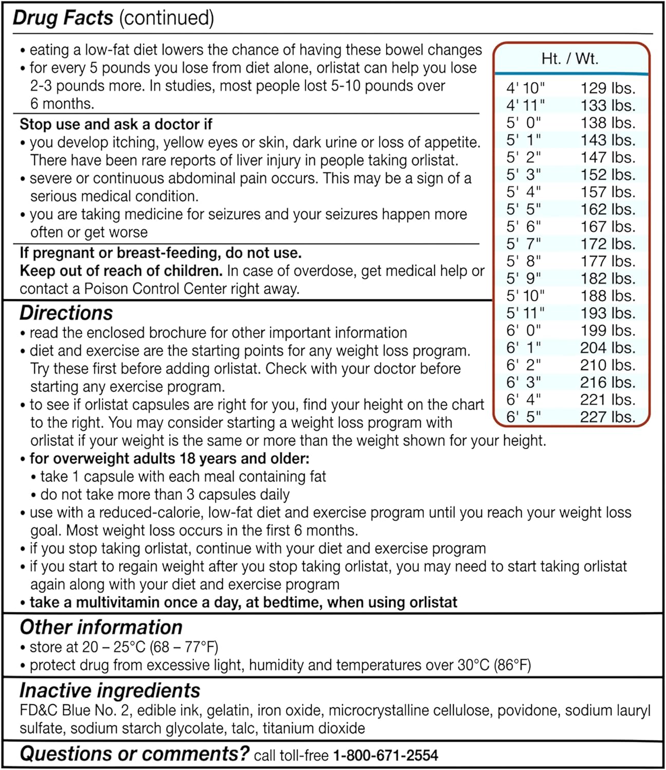 alli Weight Loss Diet Pills, Orlistat 60 mg Capsules, 120 Count Refill Pack