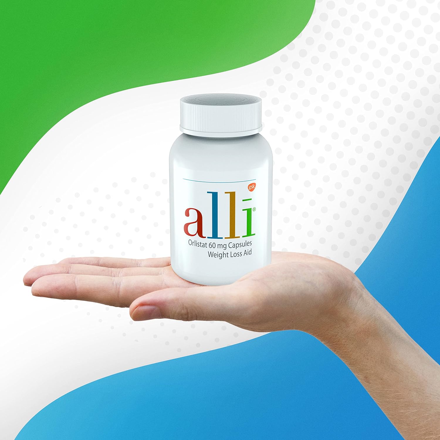 alli Weight Loss Diet Pills, Orlistat 60 mg Capsules, 120 Count Refill Pack